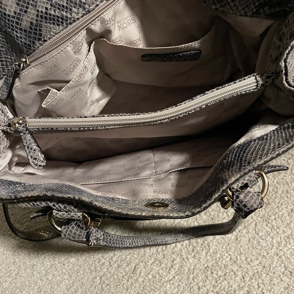 Michael Kors Hamilton Python Print Bag - image 5